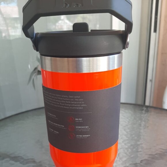 Stanley The Iceflow 30 oz Flip Straw Tumbler Red Made for USA Original - Picture 7 of 15